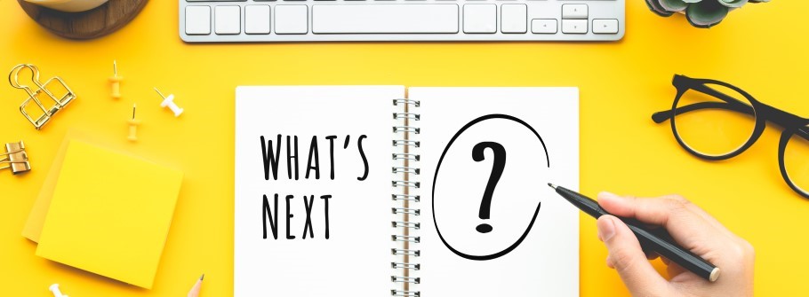 "Whats next" Banner image